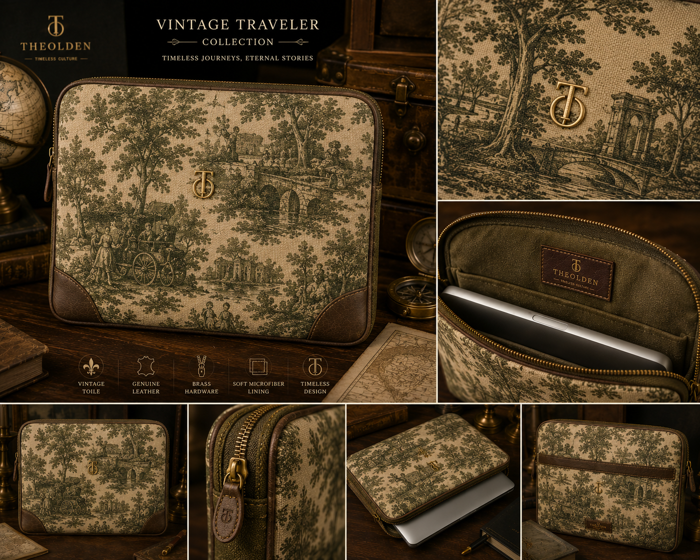 THEOLDEN Vintage Traveler Sleeve
