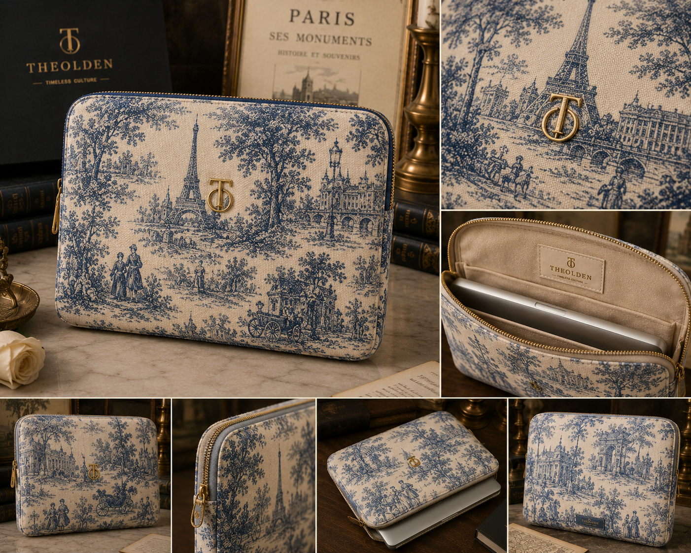 Paris Toile Sleeve