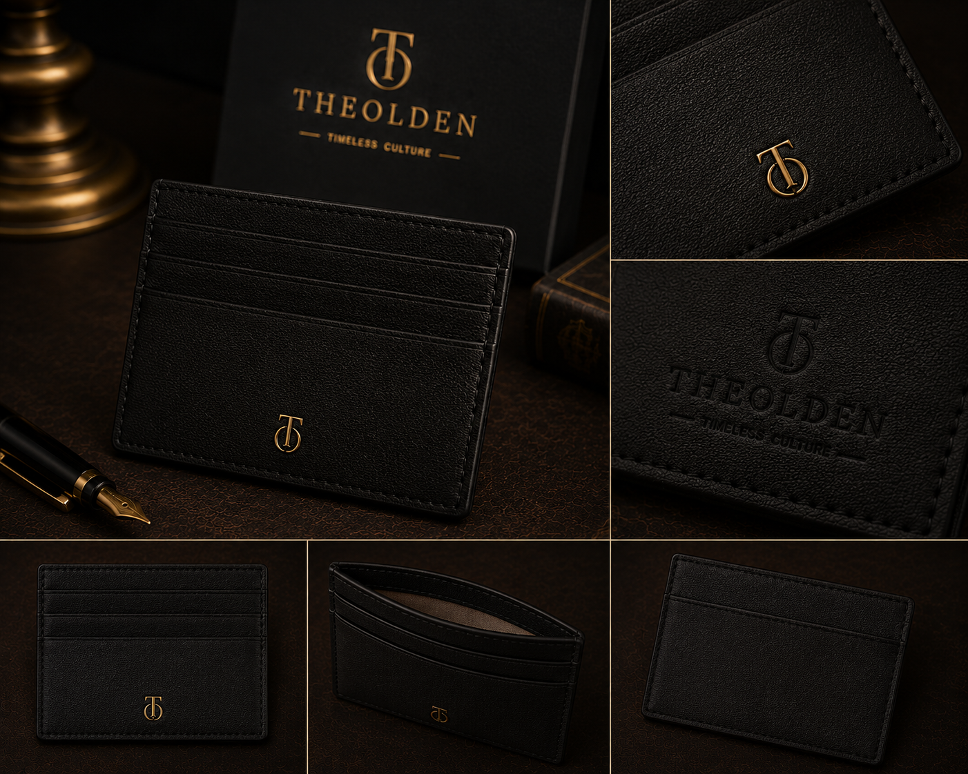 THEOLDEN Vintage Cap Black